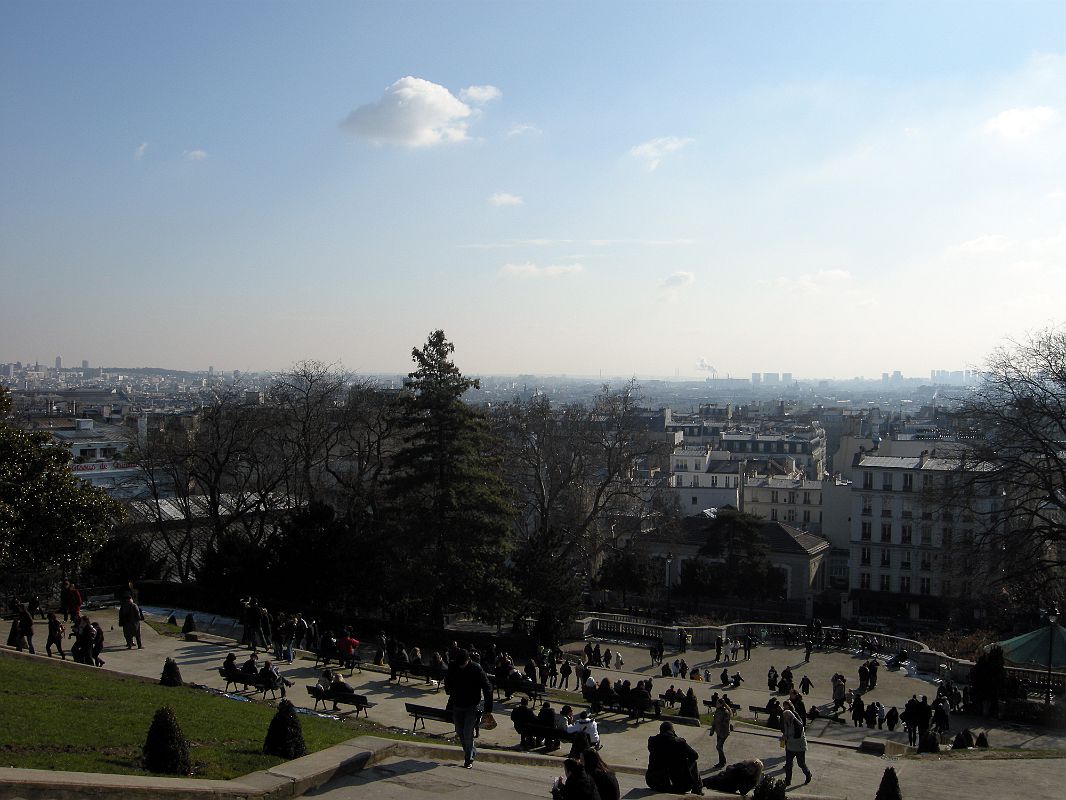 Paris Basilica of the Sacre Coeur 07 View Of Paris From Basilcia 